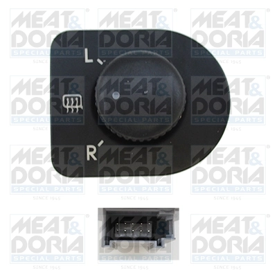 Switch, exterior mirror adjustment